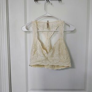 Free People Lace Bralette in Cream